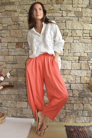 Jo Jo Quirky Classic Barrel Pant Watermelon